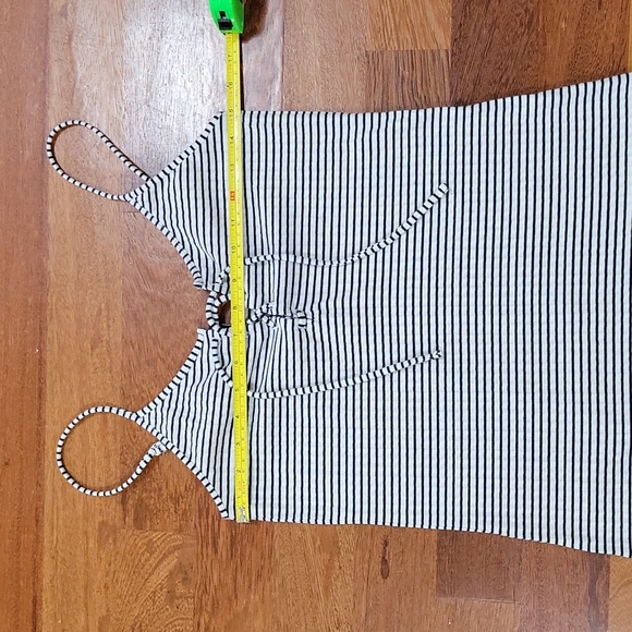 NWOT Navy Striped Adjustable Straps Sundress - Picture 7 of 11